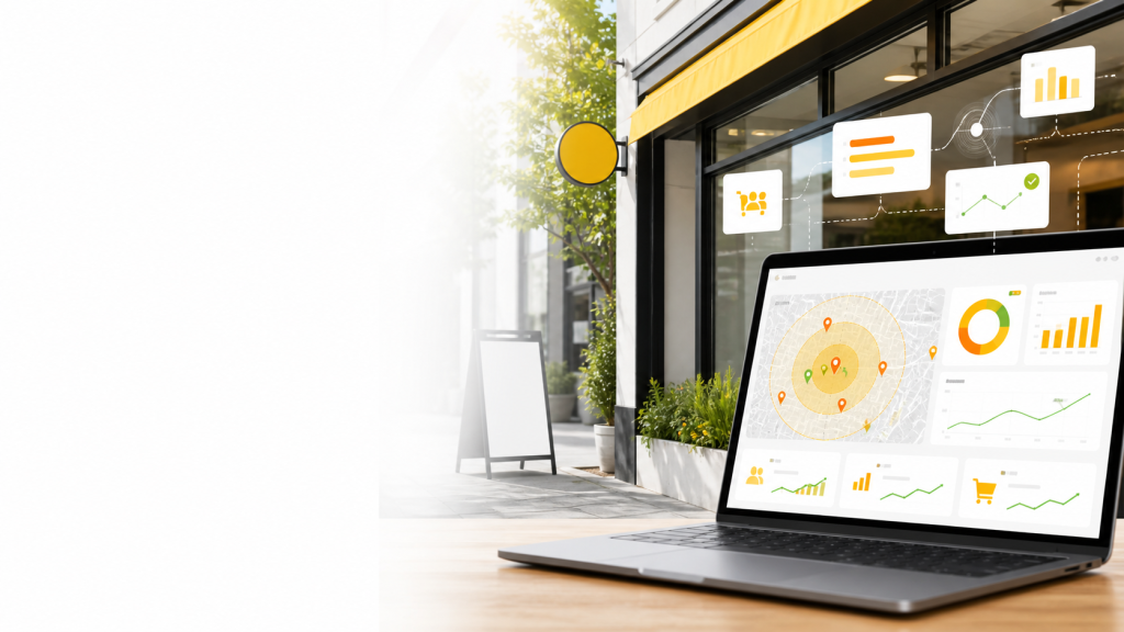 店舗広告 AIの店舗向け実務イメージ