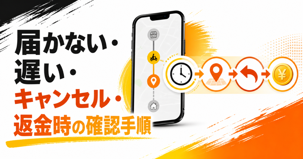 ロケットナウが届かない・遅い場合やキャンセル・返金時の確認手順